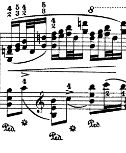 ラヴェル「「水の戯れ」ホ長調M.30」ピアノ楽譜3