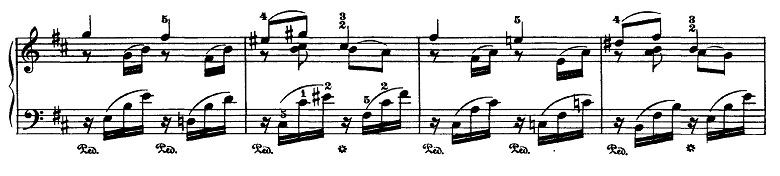 チャイコフスキー「四季5月『白夜（5月の夜）』ト長調』ピアノ楽譜5