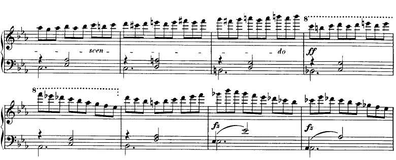 シューベルト「即興曲第2番Op.90-2」ピアノ楽譜4