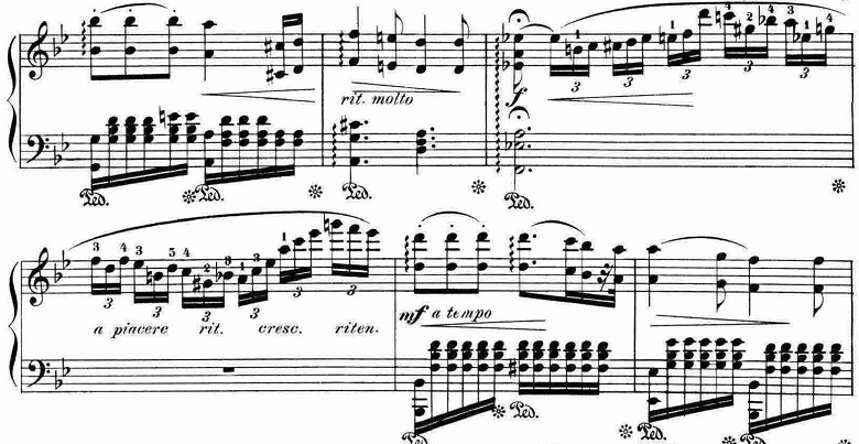 ランゲ「「花の歌」ヘ長調Op.39」ピアノ楽譜6
