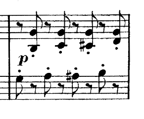 ブルグミュラー「25の練習曲第25番「貴婦人の乗馬」ハ長調Op.100-25」ピアノ楽譜5