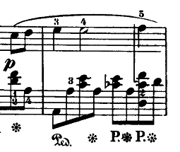 ショパン「24の前奏曲第15番『雨だれの前奏曲』変ニ長調Op.28-15」雨の音が続くピアノ楽譜