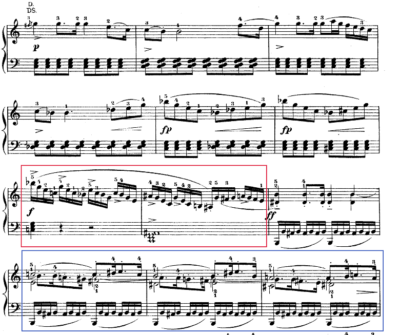 モーツァルト「ピアノソナタ第9（8）番イ短調K.310第1楽章」ピアノ楽譜5