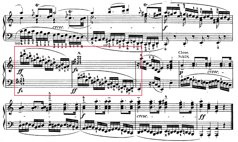モーツァルト「ピアノソナタ第9（8）番イ短調K.310第1楽章」ピアノ楽譜9