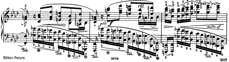 ショパン「バラード第4番ヘ短調Op.52」ピアノ楽譜5