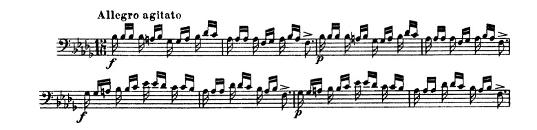 バラキレフ「東洋風幻想曲「イスラメイ」変ニ長調Op.18」ピアノ楽譜1