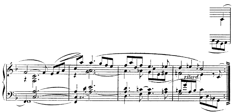 シューマン「トロイメライ」ヘ長調Op.15-7ピアノ楽譜3