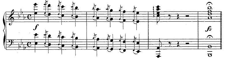 バダジェフスカ「『乙女の祈り』変ホ長調Op.4」ピアノ楽譜1