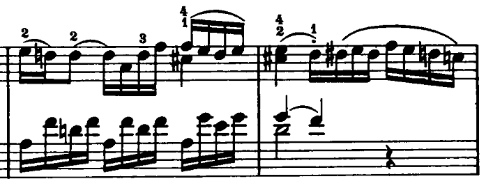 モーツァルト「ピアノソナタ第15（16）番ハ長調K.545第2楽章」ピアノ楽譜4