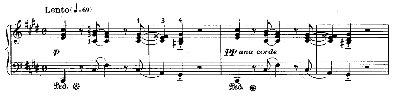 ショパン「ノクターン第20番嬰ハ短調遺作」ピアノ楽譜1