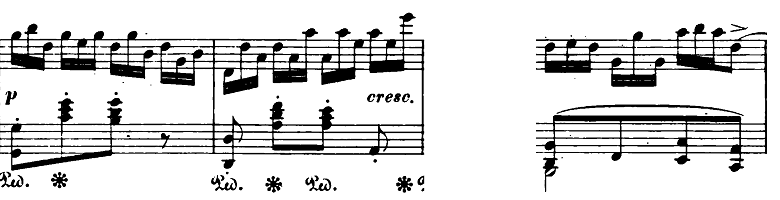 ショパン「黒鍵のエチュード」Op.10-5変ト長調 ピアノ楽譜3