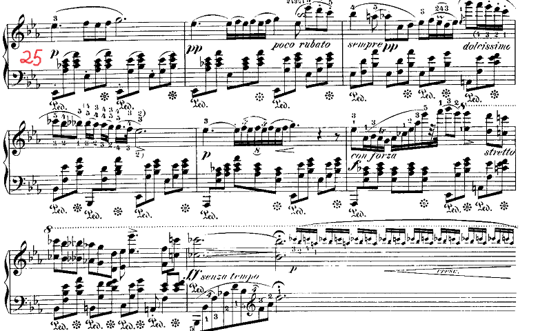 ショパン「ノクターン第2番変ホ長調Op.9-2」ピアノ楽譜3