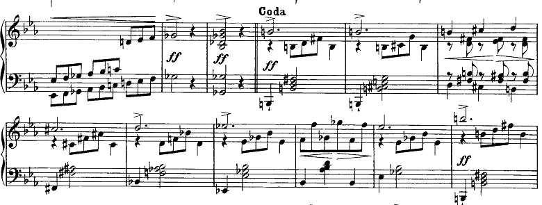 シューベルト「即興曲第2番Op.90-2」ピアノ楽譜3