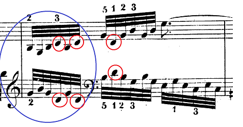 バッハ「シンフォニア第15番ロ短調BWV801」ピアノ楽譜5