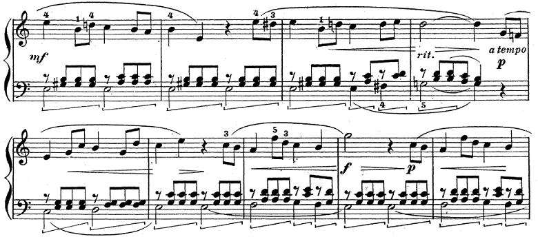 テオドール・エステン「子供の情景」第4曲「人形の夢と目覚め」ハ長調Op.202-4 ピアノ楽譜6