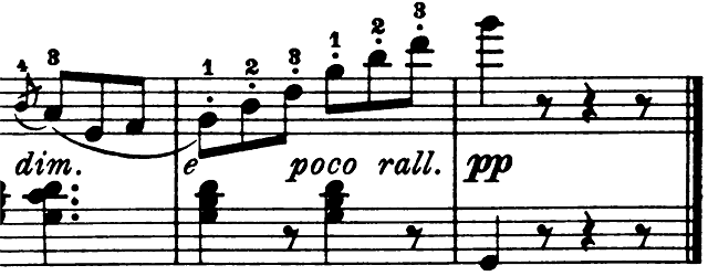 ブルグミュラー「25の練習曲第3番「パストラル（牧歌）」ト長調」ピアノ楽譜5