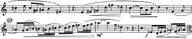 「トランペットとピアノのためのソナタ変ロ調」楽譜10