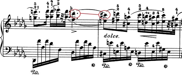 ショパン「ノクターン第8番変ニ長調Op.27-2」ピアノ楽譜6