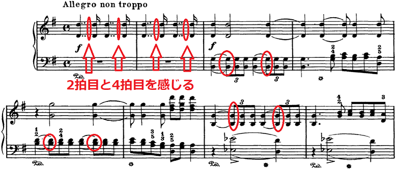 チャイコフスキー「四季－12の性格的描写より9月「狩りの歌」」ピアノ楽譜