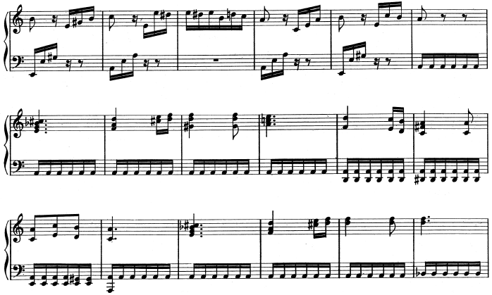 ベートーヴェン「エリーゼのために」ピアノ楽譜2